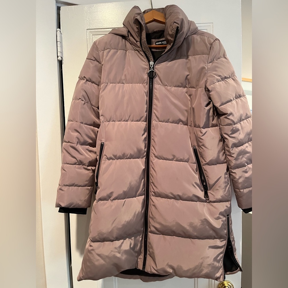 Never worn Karl Lagerfeld winter puffer coat